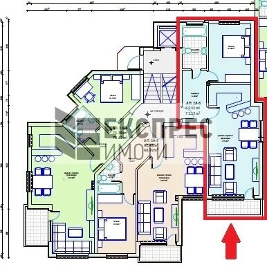Unfurnished 1 bedroom apartment