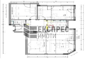  Тристаен апартамент, м-т Траката